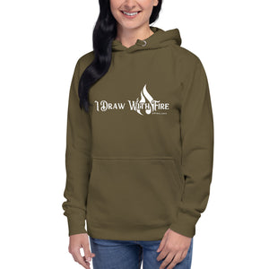 I Draw with Fire Cotton Heritage Unisex Hoodie